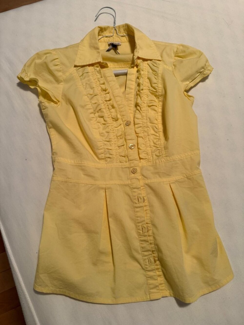 Dynamite - Women's shirt with collar - Yellow - XS
